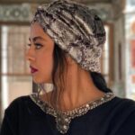 توربان مخمل طرح دار و ساده